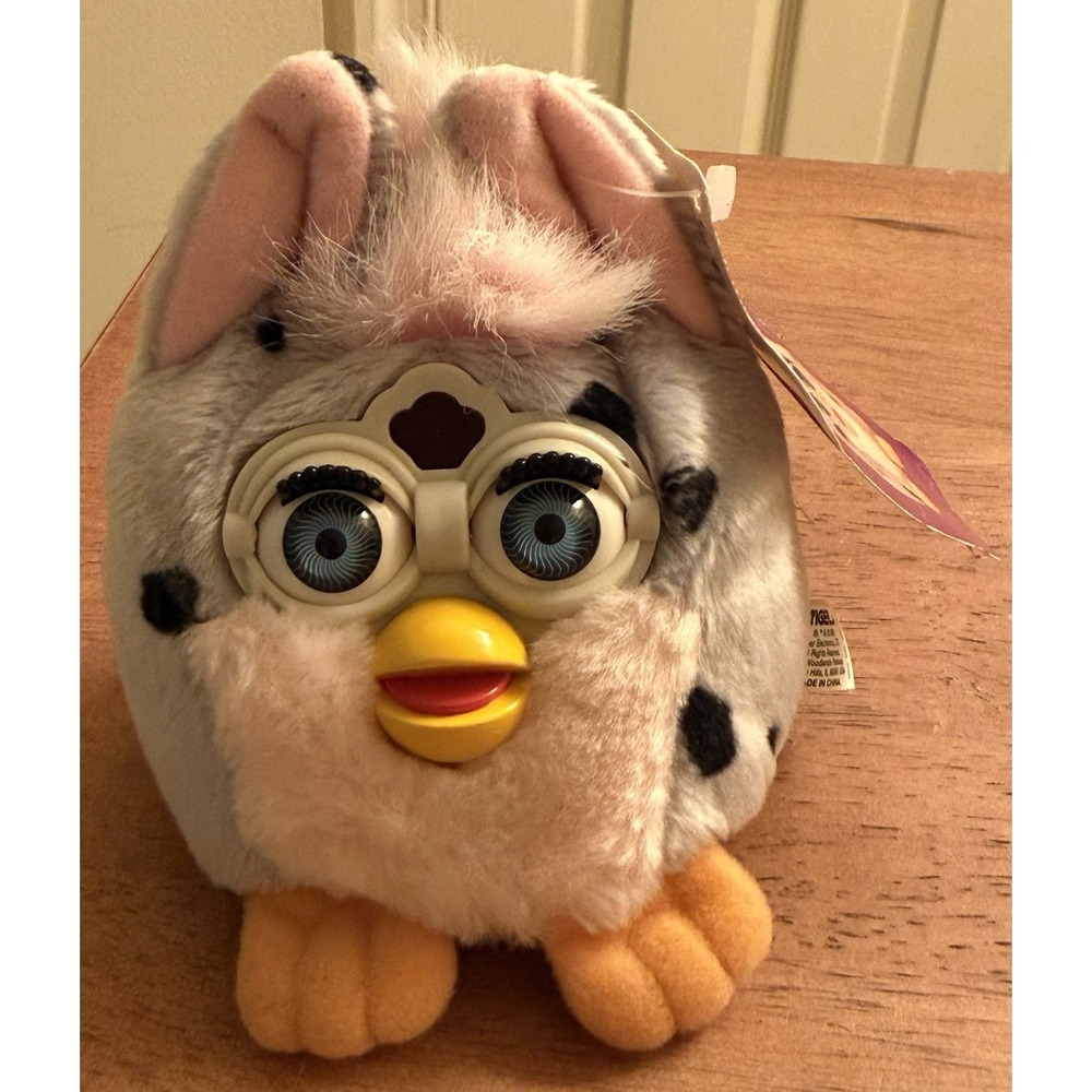 VTG 1999 FURBY BUDDIES 4" BEAN BAG‎ PLUSH NAMED "NO WORRY" NWT